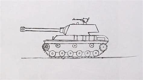 Tank Drawing Easy Step By Step