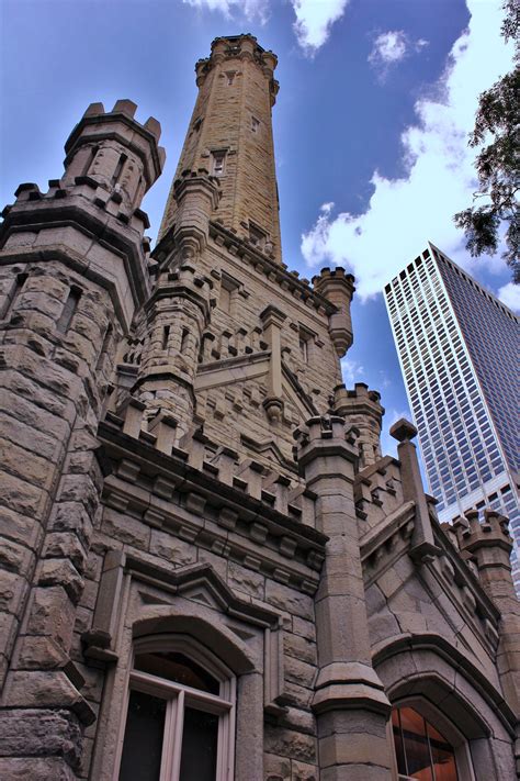 Chicago Water Tower The Only Surviving Public Structure Of The