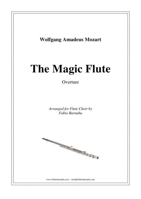 The Magic Flute Overture For Flute Choir By Wolfgang Amadeus Mozart