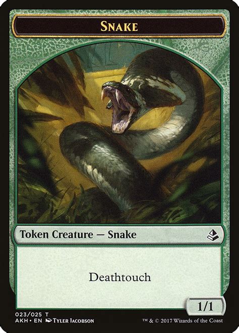 Snake Token Amonkhet Magic The Gathering