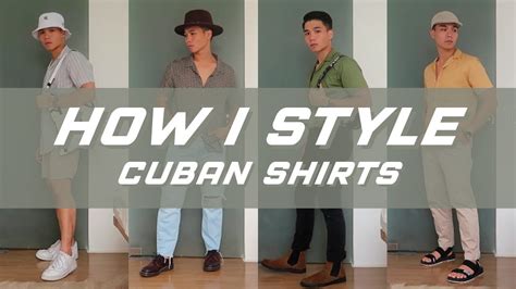 How I Style Cuban Shirts Youtube