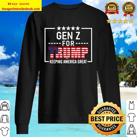 Gen Z For Trump Conservative T Pro Trump 2020 Election Vote Shirt