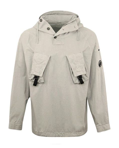 Cp Company Two Pocket Smock Grey In Gray For Men Lyst