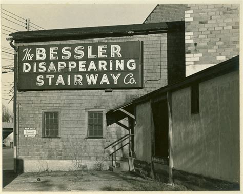 Bessler Disappearing Stairway Company Akron Ohio 1971 Student