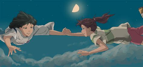Haku N Chihiro Falling Studio Ghibli Spirited Away Ghibli