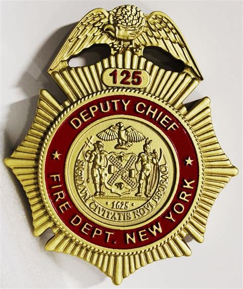 Save Fire Department New York Badge Usa Feuerwehr Abzeichen Spange Emerg Cpr Polizei