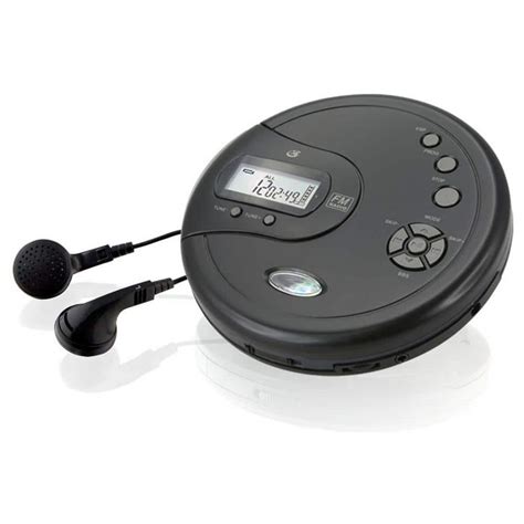 Gpx Portable Cd Player With Fm Radio And 60 Second Anti Skip Pc332b