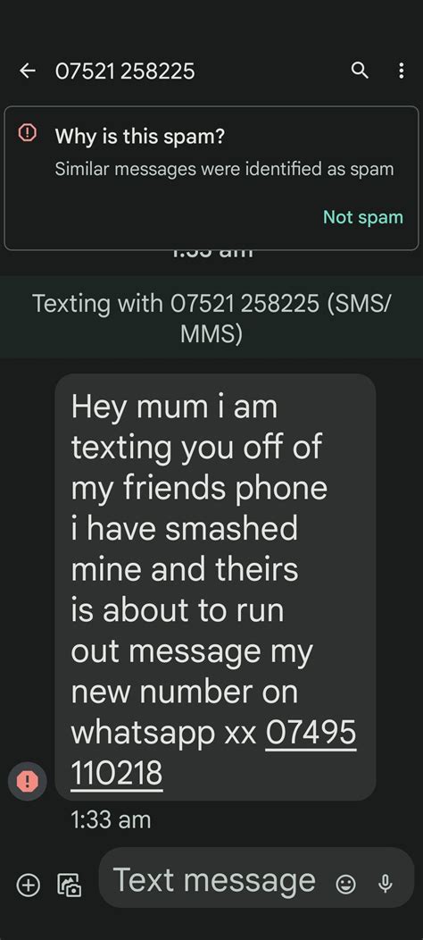 LiŞค ๓นllēຖ On Twitter Warning Got This Spam Text Message This