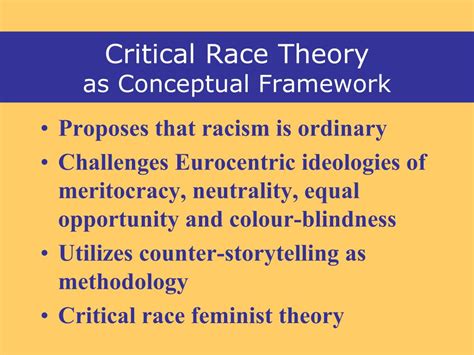 Critical race theory also builds on some of the key ideas of radical feminism, including hierarchy, patriarchy, and the notion that everyday. PPT - Critical Race Feminist Principles for Service ...