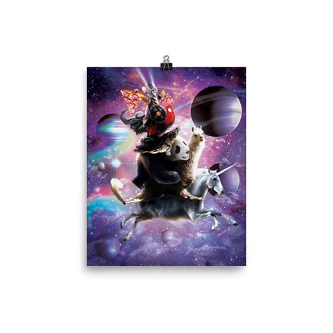 Random Galaxy Poster | Poster, Taco cat, Unicorn poster