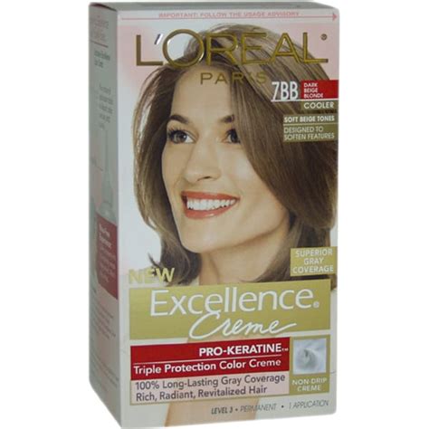 shop l oreal excellence creme pro keratine 7bb dark beige blonde hair color free shipping on