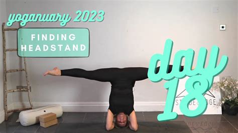 Day Of Days Of Yoga Yoganuary Finding Headstand