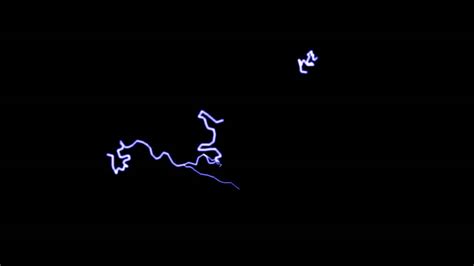 Electricity Streams Flow Animation Video Effect Footage Youtube