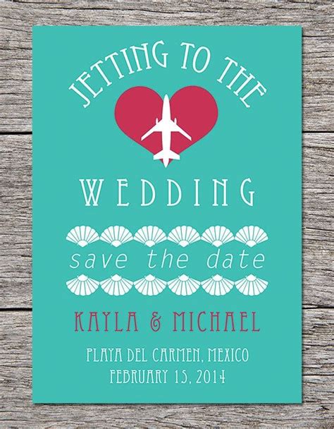 Destination Wedding Save The Date Ideas Weddingmix