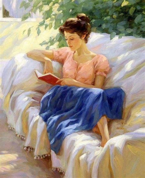 Art And Illustration Reading Art Woman Reading Reading Books Woman Painting Art Painting