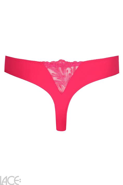 Primadonna Lingerie Disah Thong Electric Pink Lace