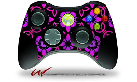 Xbox 360 Wireless Controller Skins Pink Floral Uskins