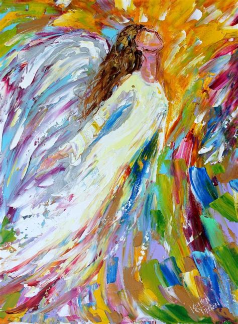 Angel Rising Print On Canvas Angel Art Religious Art Made From Image