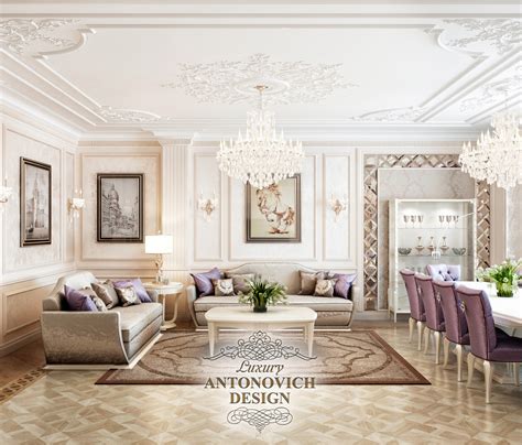 Элитный декор интерьера Дизайн квартиры в классическом стиле от