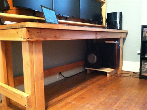 Diy Desk Plans 2x4 More Like Home Day 2 Build A Casual Desk With