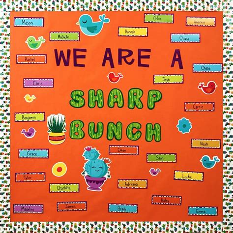 A Sharp Bunch Bulletin Board Eurekaschool Classroomdecor