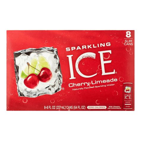 Sparkling Ice Naturally Flavored Sparkling Water Cherry Limeade 8 Fl