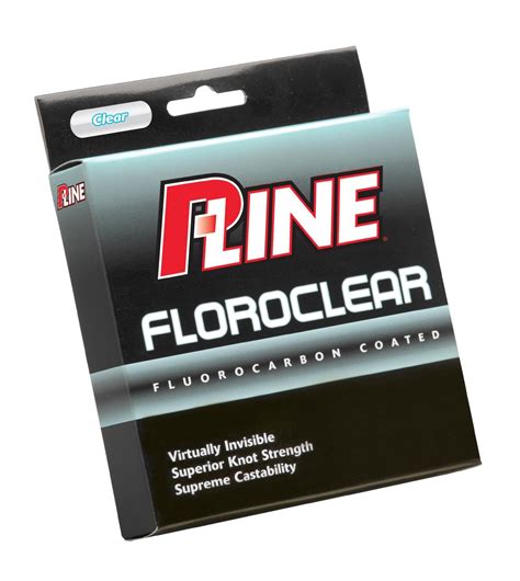 P-Line FCCF-8 Floroclear Fluorocarbon Coated Clear Fishing ...