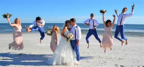 Bride walking along sea coast. Alabama Beach Wedding Packages | Big Day Weddings