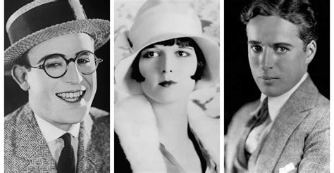 superstars of the silent film era