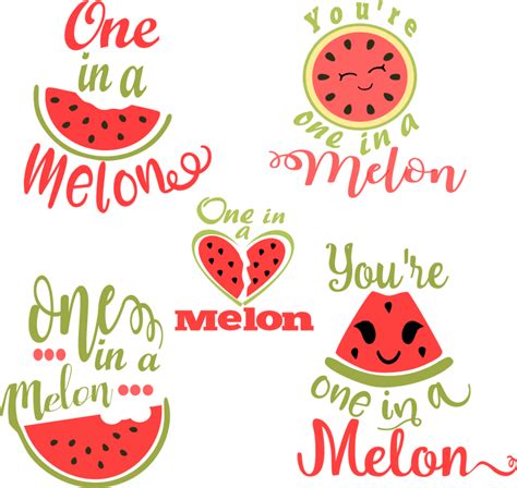 Free One In A Melon Svg Files For 2023