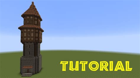 Minecraft Mittelalterlicher Turm Bauen 1 Youtube