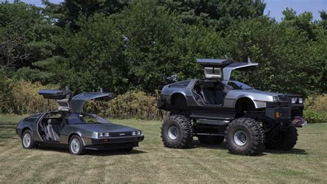 Delorean Collector Creates Monster Truck And Limo Based On The Dmc 12