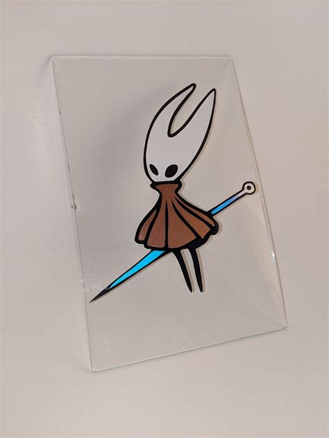 Hollow Knight Hornet Layered Vinyl Decal W Holographic Needle Etsy