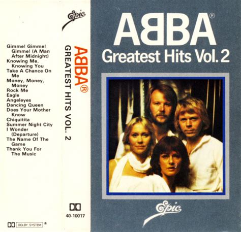 Abba Greatest Hits Vol 2 1979 Cassette Discogs