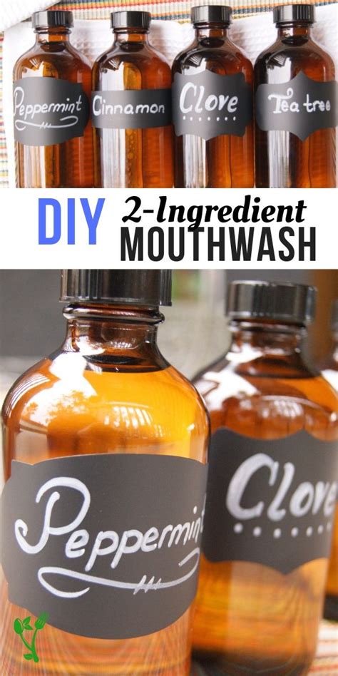 homemade mouthwash for bad breath 2 ingredients recipe homemade