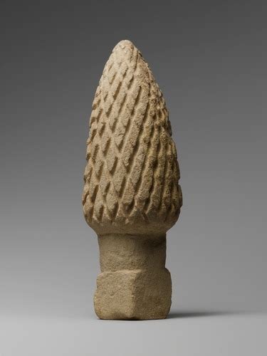 Met Greekroman Art Limestone Votive Pine Cone Metropolitan