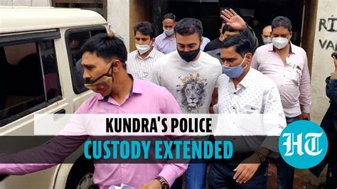 Watch Raj Kundra Taken To Lock Up After Police Custody Extended In