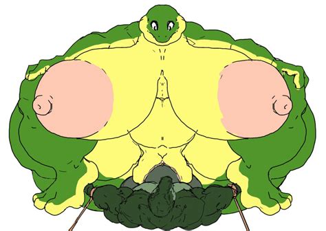Rule 34 Amphibian Anthro Areola Balls Big Balls Big Breasts Big Penis