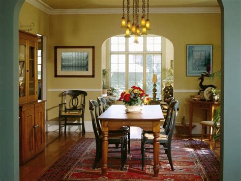 Even in homes with an open layout, where the dining room is part of the kitchen or family room, there's often wall space just waiting for the right pieces of artwork. Dining Room in Art Nouveau Style