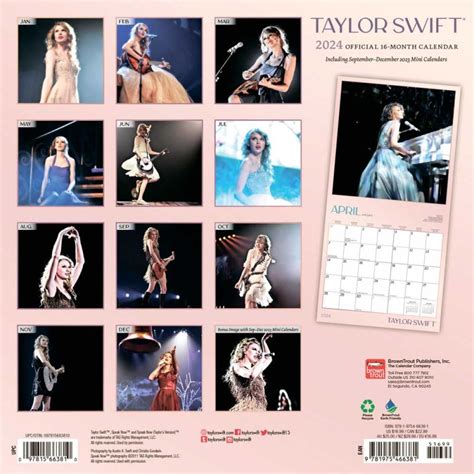 Taylor Swift Calendario 2024 Preventa Musicland Chile