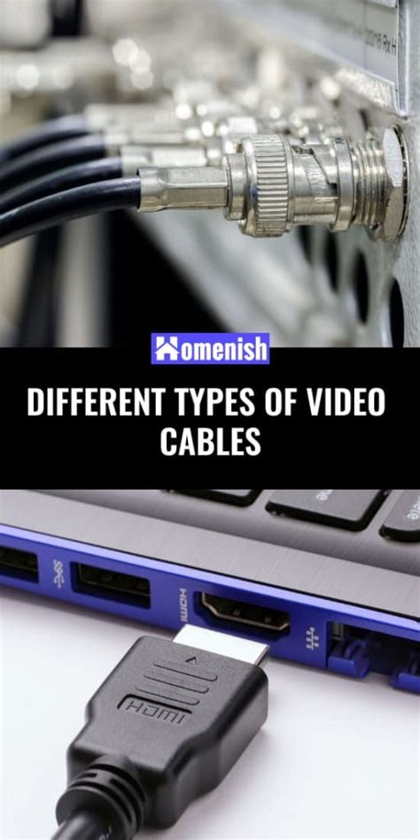 Different Types Of Video Cables Homenish