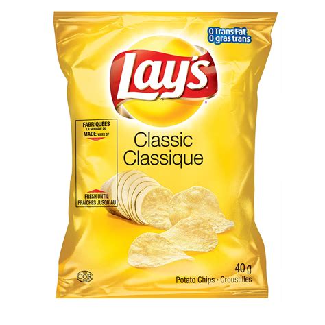 Wherever celebrations and good times happen, lay's® potato chips will be there just as they have been for more than 75 years. Lay's Potato Chips, Classic, 40 g, 40/CT | Grand & Toy