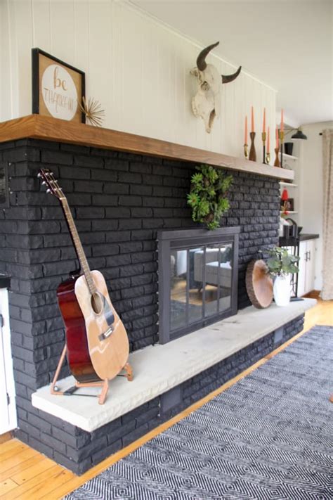 How To Paint A Brick Fireplace And The Best Paint To Use
