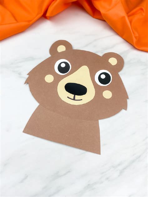 Easy Bear Craft For Kids Free Template