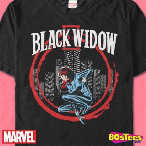 Black Widow T Shirt Officially Licensed Marvel Comics Mens T Shirt