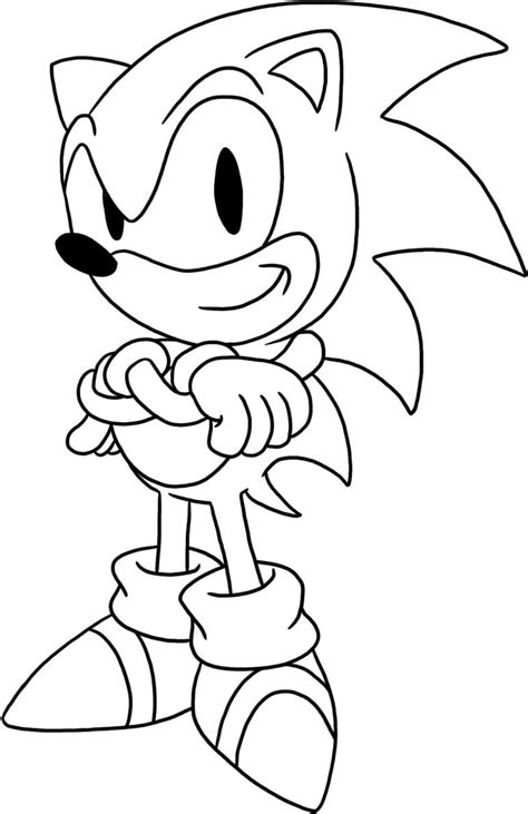 Sonic Coloring Pages