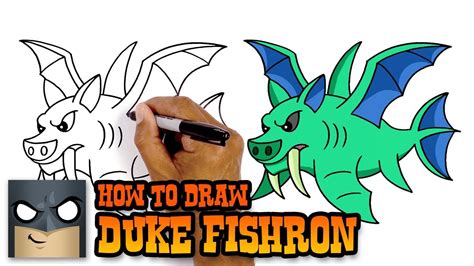 How To Draw Duke Fishron Terraria Art Tutorial