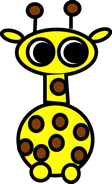 Cute Giraffe Made For My Friend Clip Art At Vector Clip Art