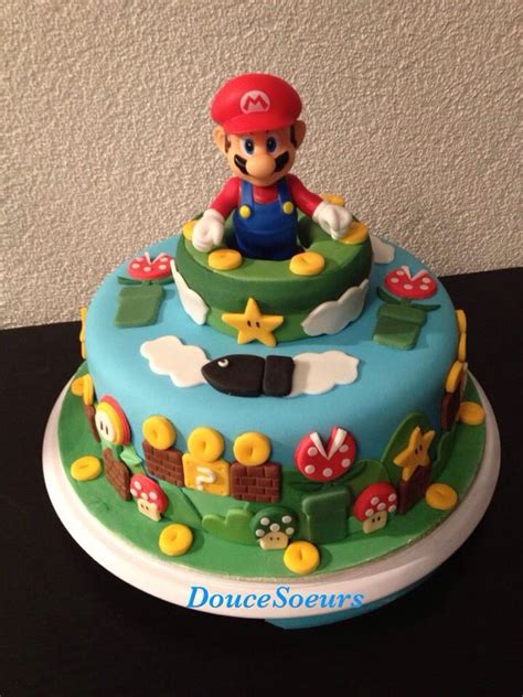 Happy birthday super mahrio ultimate metal forum. Cake mario bross fondant | Mario bros cake, Mario birthday ...