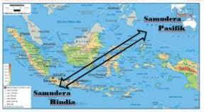 Perhatikan Peta Letak Geografis Indonesia Berikut